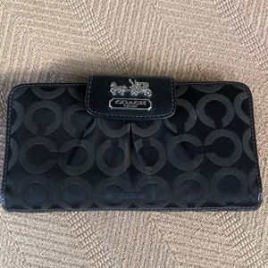 COACH Wallet with Checkbook Cover